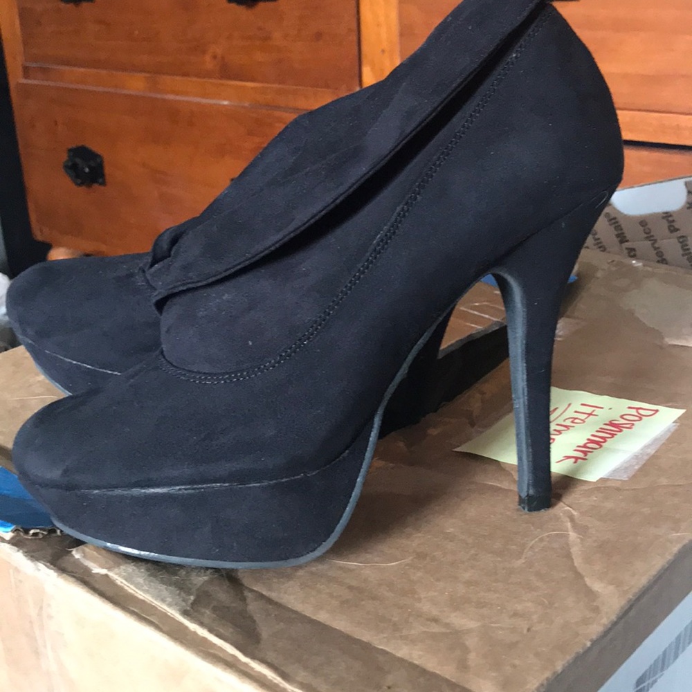 black heels